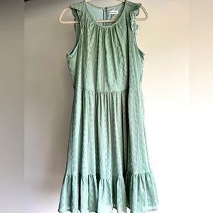 Calvin Klein Mint Green Summer Dress (Size 12)